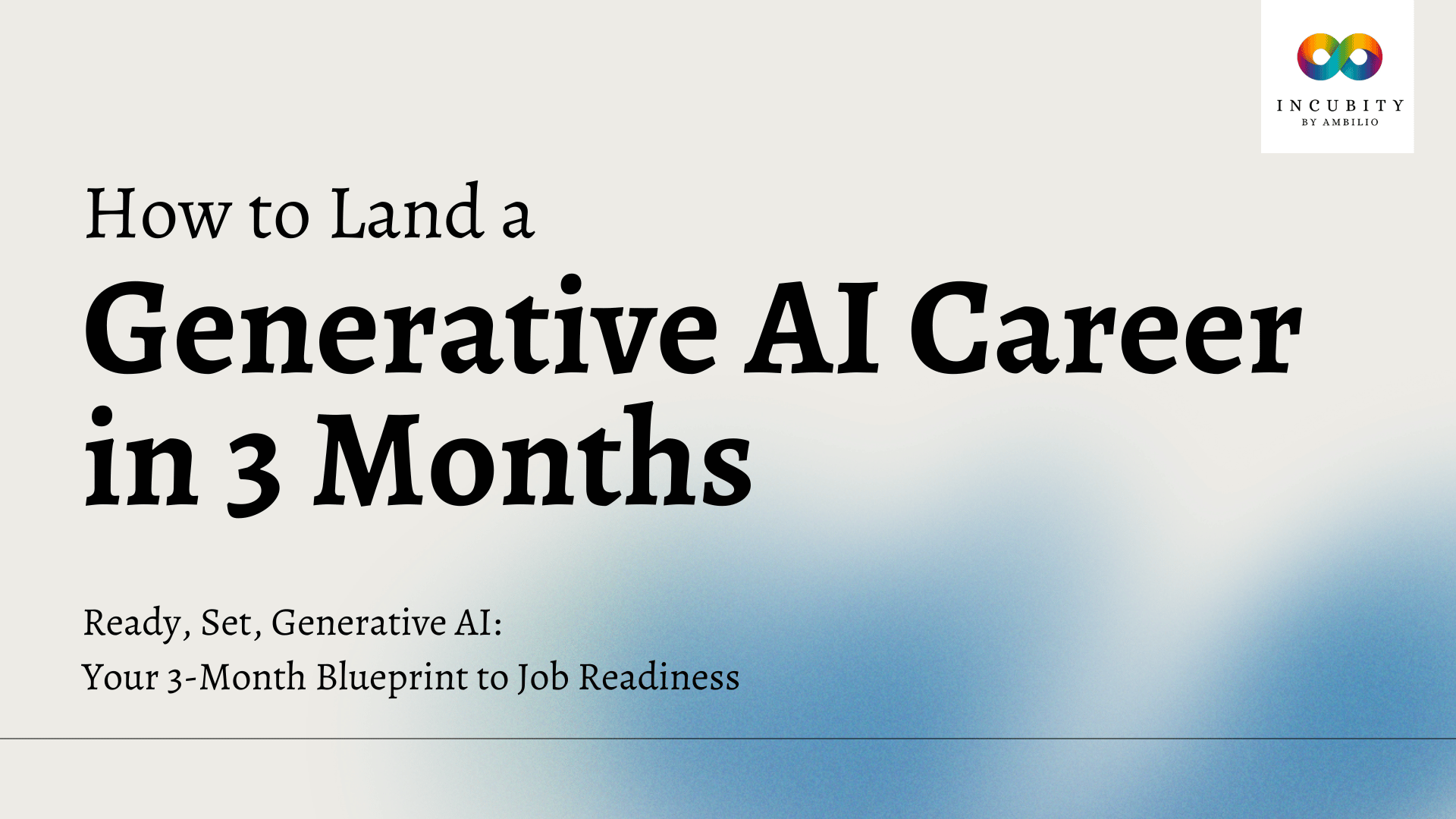 generative AI career