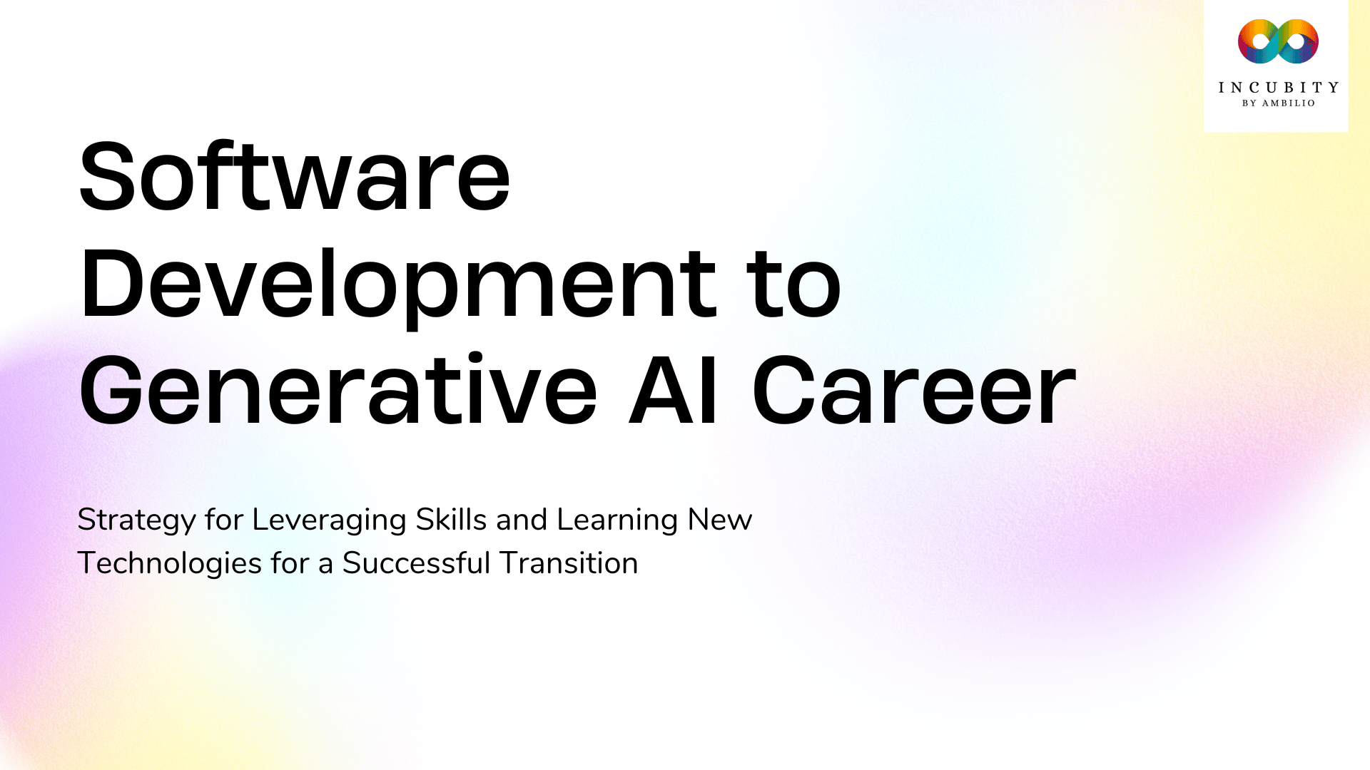software development to generative AI career