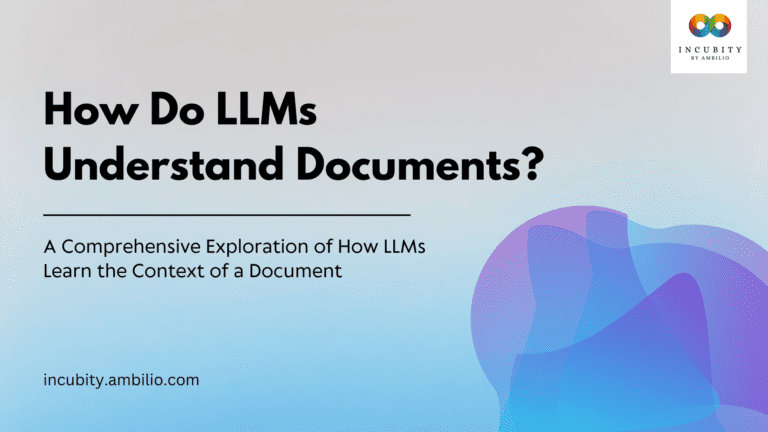 How do LLMs learn the Context of a Document?