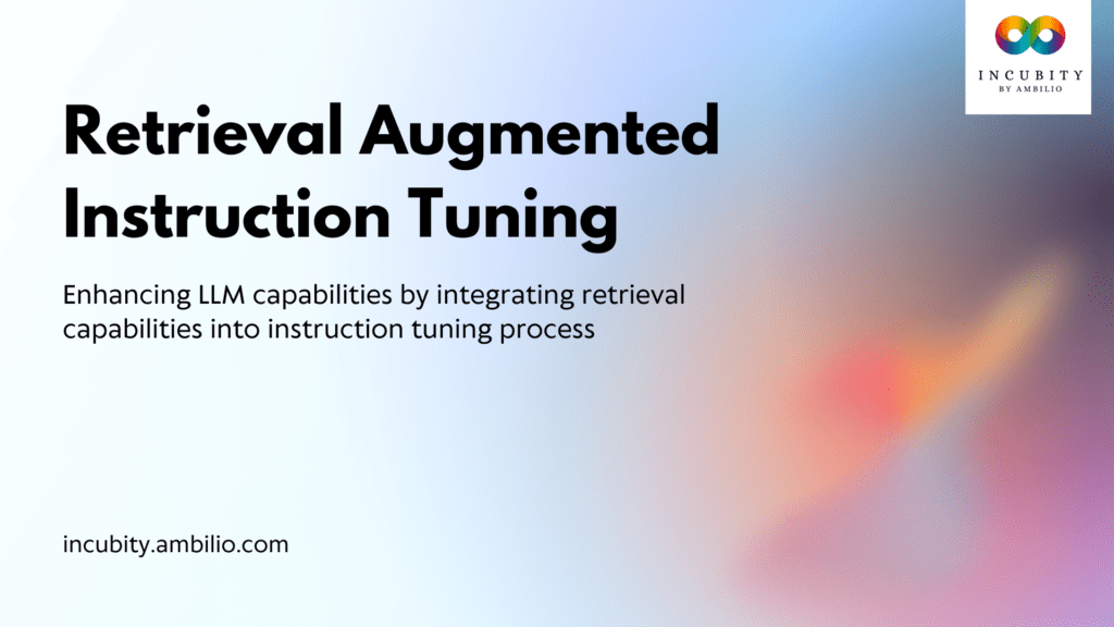 Retrieval Augmented Instruction Tuning