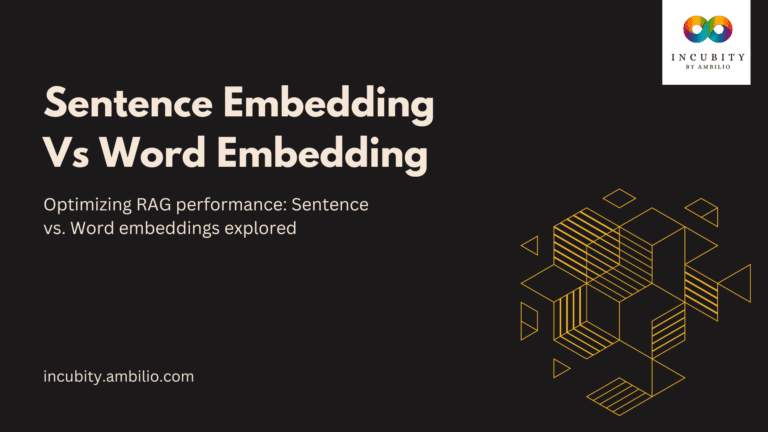 Sentence Embedding Vs Word Embedding in RAG Model