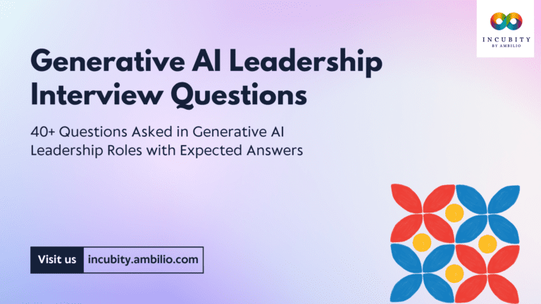 Generative AI Leadership Interview Questions with Answers